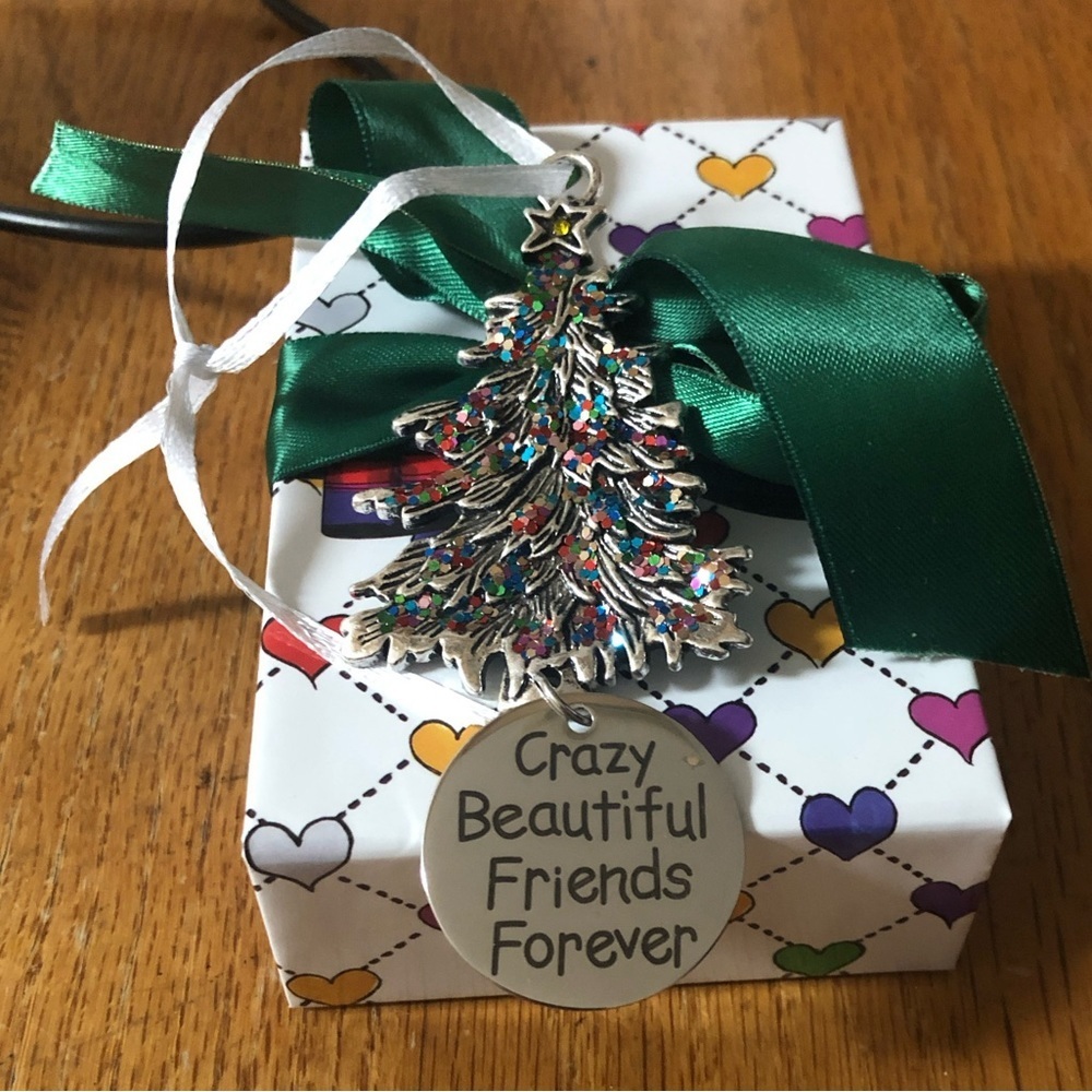 Crazy Beautiful Friends Forever Christmas Tree Ornament BRAND NEW - Picture 4 of 6